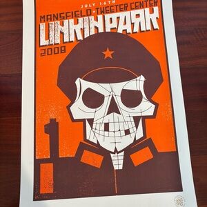 2008 Linkin Park Concert Poster - limited run of 100